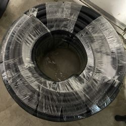 Black 1/2” X 100’ Plastic Tube/Loom 