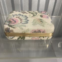 Floral Tapestry Jewelry Box