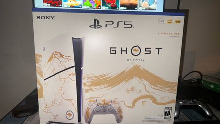 PS5 DualSense Ghost of Tsushima Limited Edition. comes with 007 game