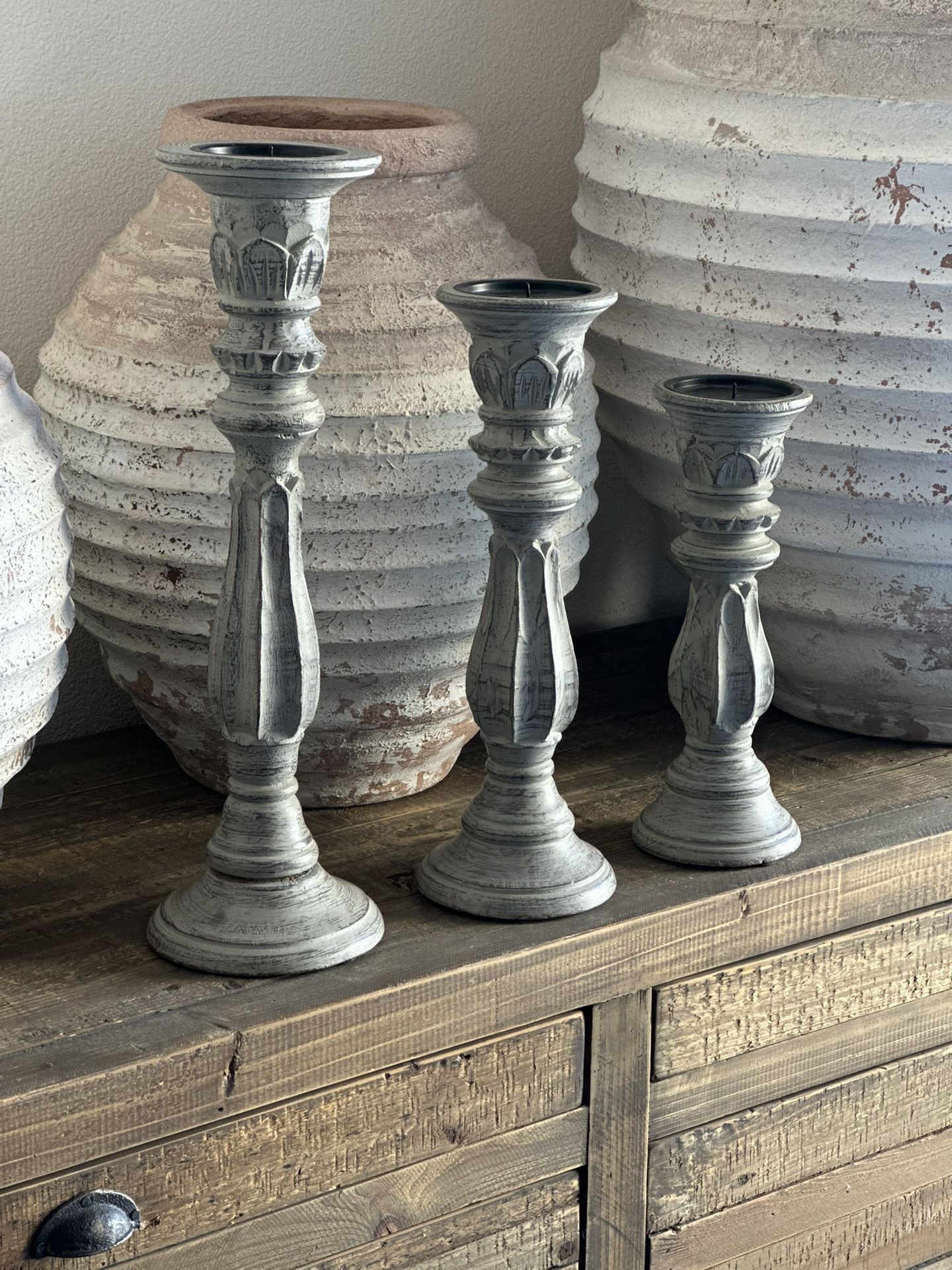 Candle Holders Set Of Three