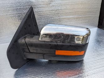 LH Chrome Heated Mirror F-150
