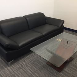 AA Living (leather sofa & Coffee table)