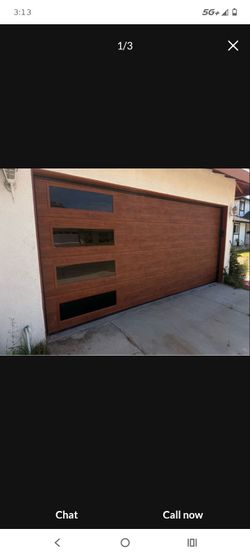 Garage doors