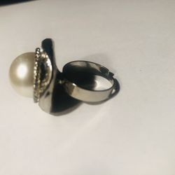 Adjustable  Cocktail  Ring Rhinestones 