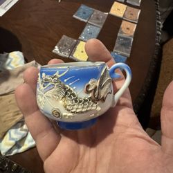 Vintage dragon ware tea cup Geisha