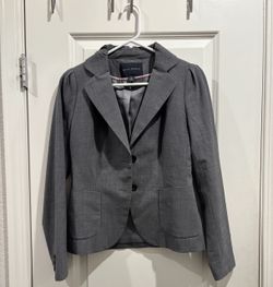 Banana Republic Gray Wool Blazer – Women’s Size 0