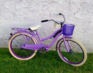 Women's huffy nel lusso 24" Beach Cruiser bike bicicleta basket