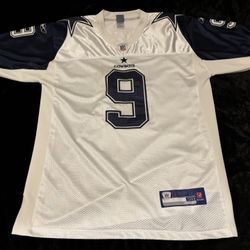 Mens XL Vintage Y2K Tony Romo Dallas Cowboys Stiched Reebok Jersey