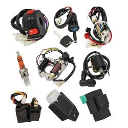 Complete Electrics Stator Coil CDI Wiring Harness for 4 Stroke ATV KLX 50cc 70cc 110cc 125cc-atv wiring harness

