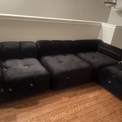 Velvet Sectional 