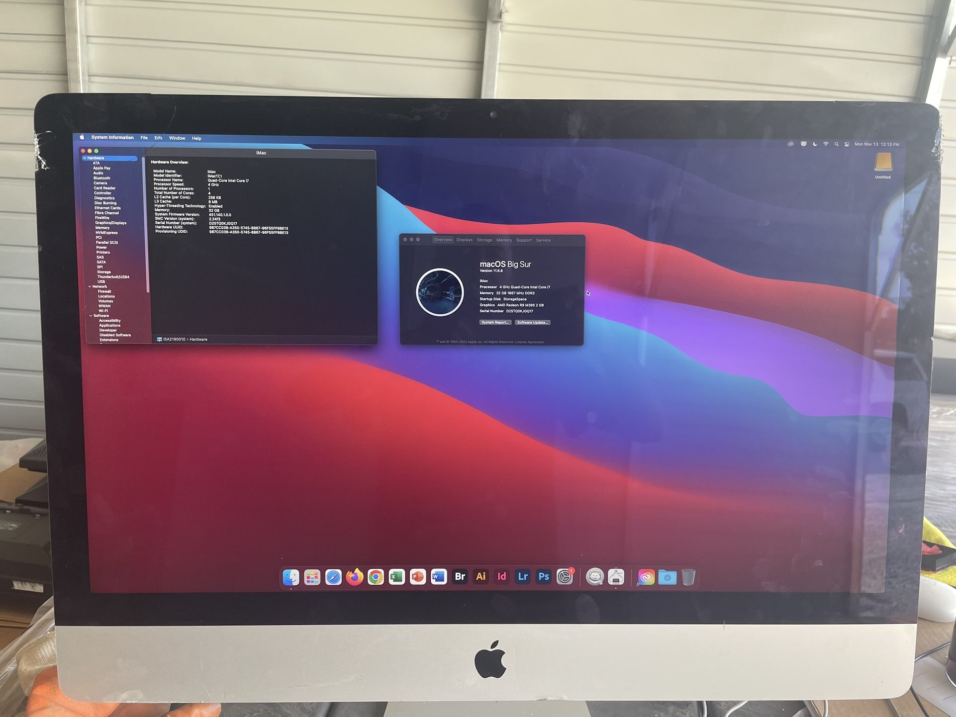 iMac (5K, 27インチ, Late 2015) i7/32G/1.5T iMac (5K, 27インチ