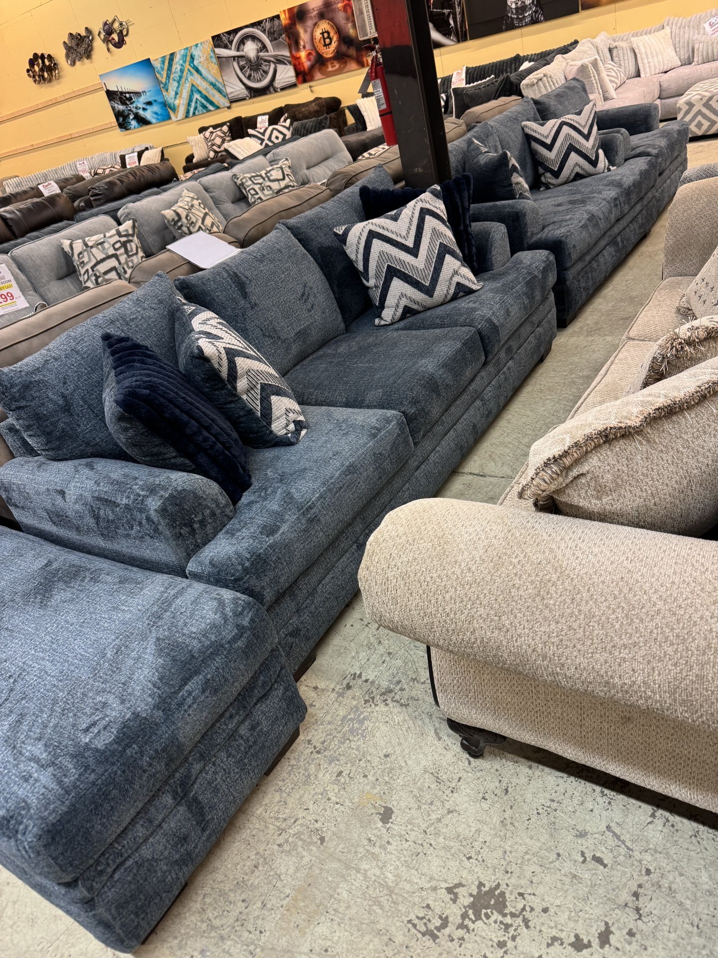 Stunning 4 Piece Living Room Set. No Credit Needed Financing Available!