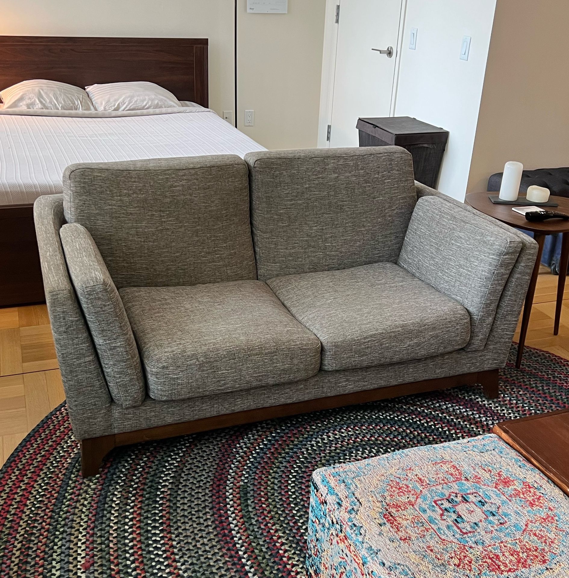 Article Ceni Volcanic Gray Loveseat