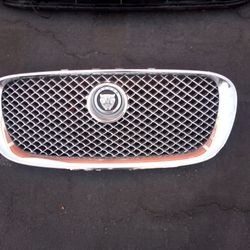2008-2011 Jaguar XF Grill With Emblem Oem.