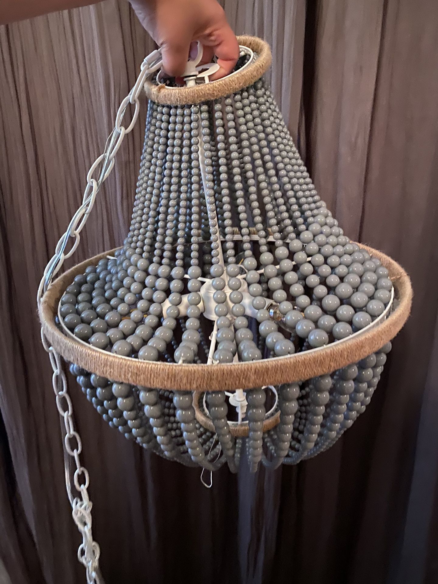 Nice beaded chandelier