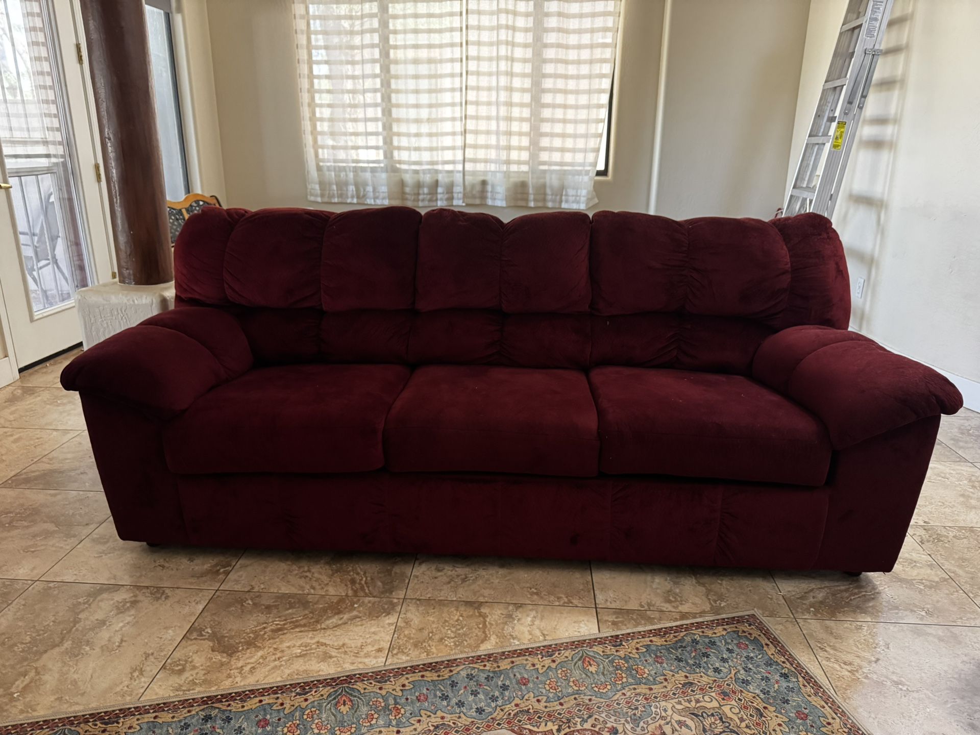 Red Pull Out Couch