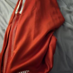 Womens Red Adidas Stripped Pants