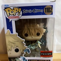 Funko POP! Black Clover Luck Voltia Figure #1102 AAA Anime Exclusive Used Good Condition $15 Meet Up In Irving @dfwgoods 