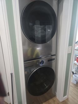 LG Stacked Washer Dryer Unit