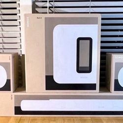 Sonos Ultimate Immersive Set With Arc Ultra (White) Brand New Sealed. Includes Warranty Too.