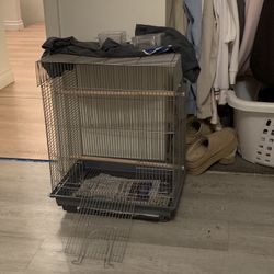 Petsmart Bird Cage Bought A Week Ago And Upgraded Recently 
