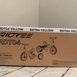 RIDYEE 4-in-1 Toddler Tricycle for Ages 18 Months to 3 Years
