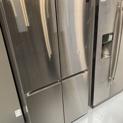 Stainless Steel 23 Cu. Ft. Smart Counter Depth 4-Door Flex Refrigerator 