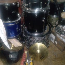 Drum Set  , starcaster By Fender & More