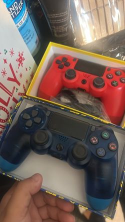 PS4 DualShock 4 Controllers – Blue and Red