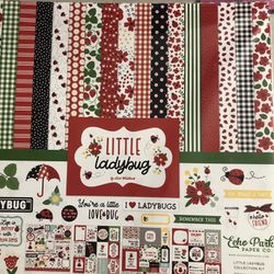Ladybug Scrapbooking Paper Kit And Die Cuts