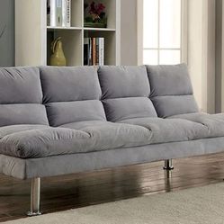 🌟BEUTIFUL  Gray Futon Sofa 👍FREE FINANCING AVAILABLE 👉 0️⃣ DOWN PAYMENT ❗NO CREDIT CHECK❗ 