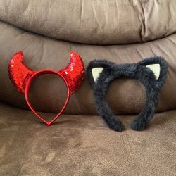 Diademas De Diabla Y Gata 