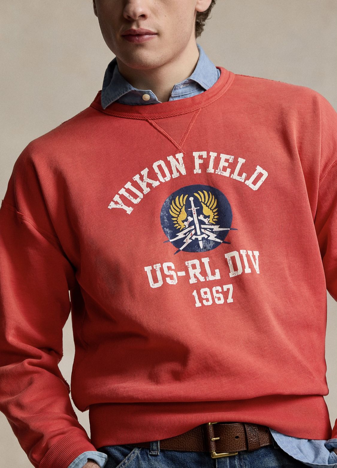 Ralph Lauren Polo YUKON FIELD Crewneck Sweatshirt Size XL