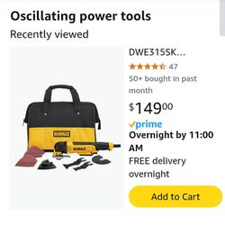 4 DeWalt Items Sold As Package Deal