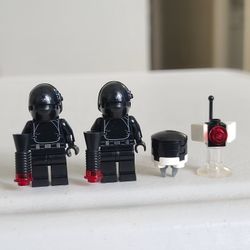 Vintage Style Lego Star Wars Imperial Gunner with Droids Minifigures Lot x4
