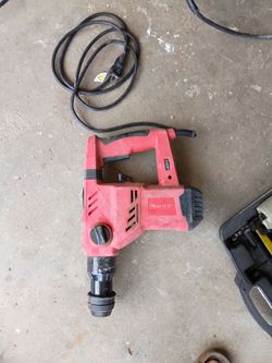 Red Corded Rotary Hammer Drill