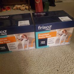 Puppy LARGE Premium Potty Pads 2 Packages CHEWY $30 New 300 Ct