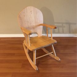 Kids Wooden Rocking Chair