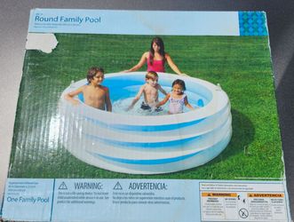 22 inches deep 80 inches around pool, new