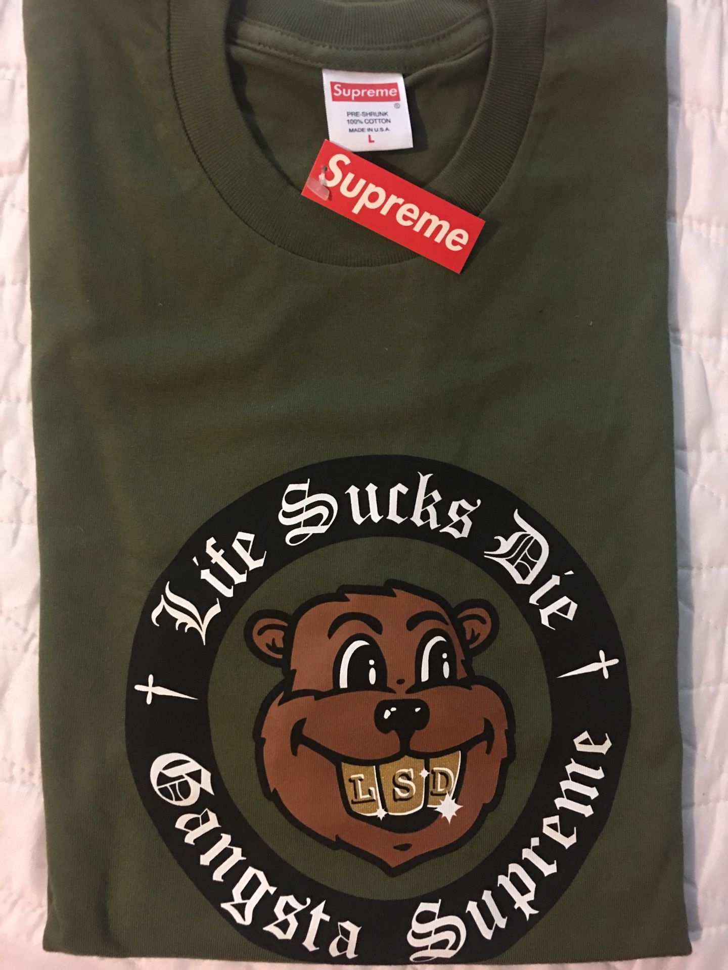 Supreme Life Sucks Die Tee