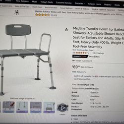 Transfer bench For Bathtubs