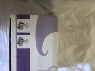 Mirror attached to acrylic makeup organizer