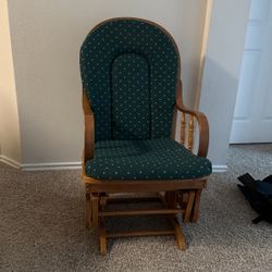 Green Chair rocking