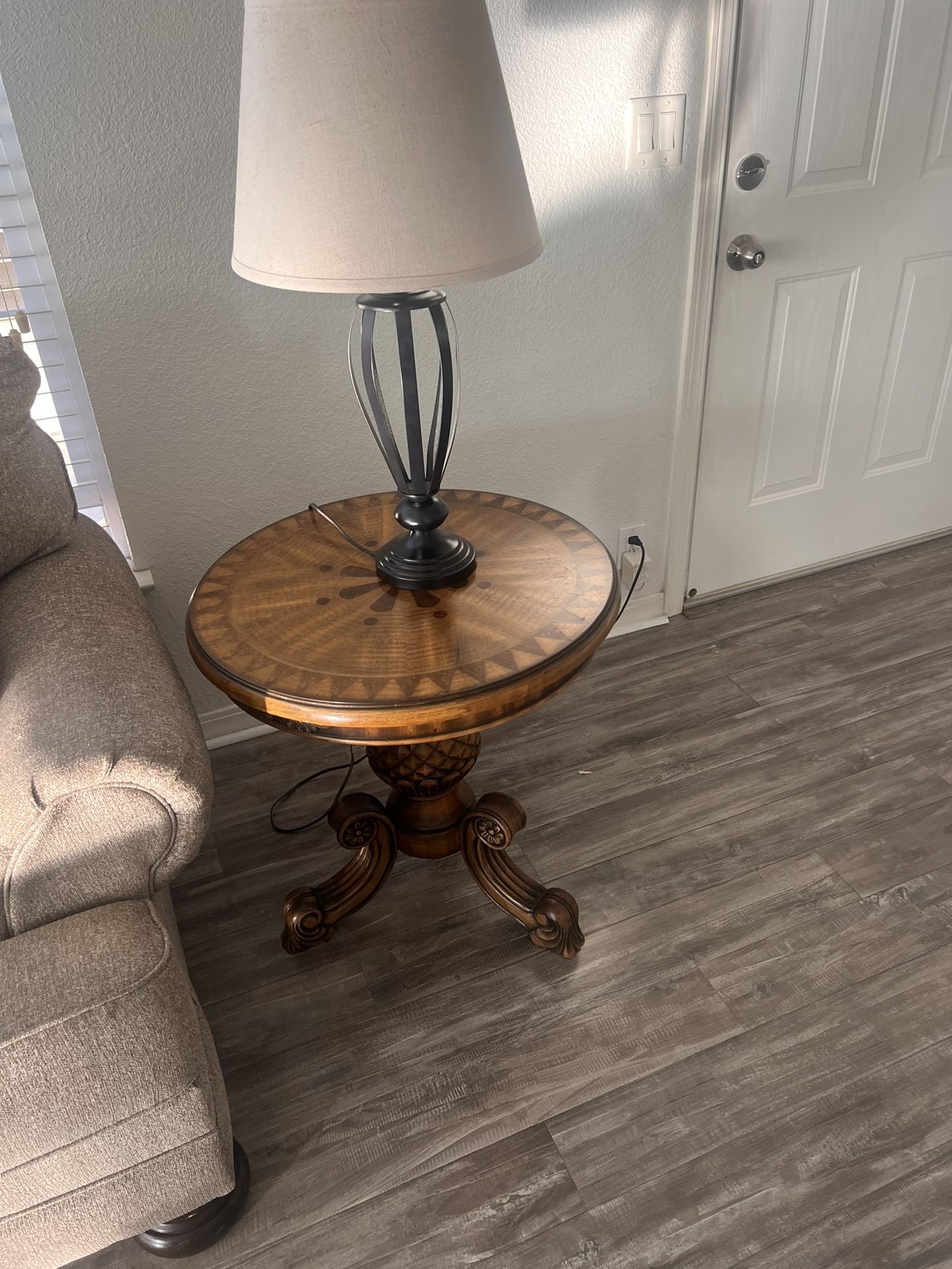 End Table And Light