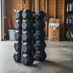 BalanceFrom 300 LB Dumbbell Set, Pair of 20, 25, 30, 35, 40 LBs