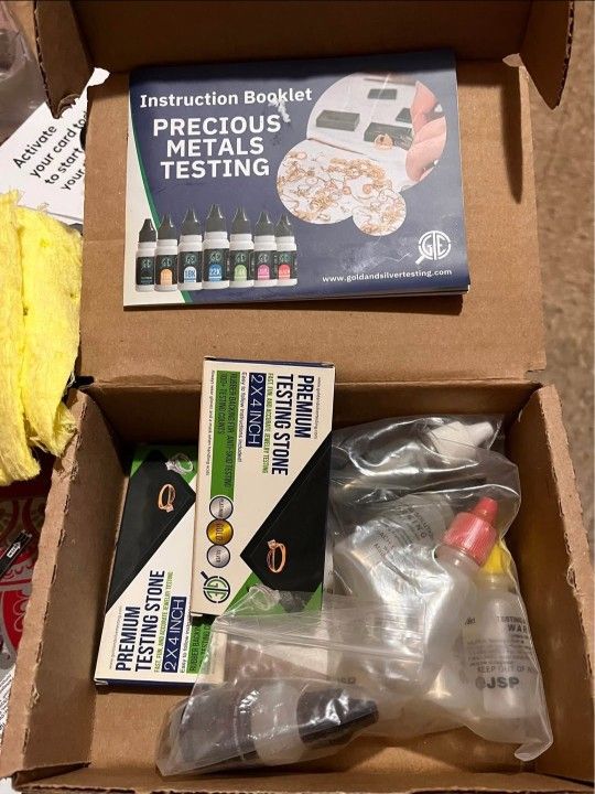 Jewelry Tester. Platinum, Gold, Silver