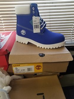 Royal blue Timberland boots for Sale in Gastonia NC OfferUp