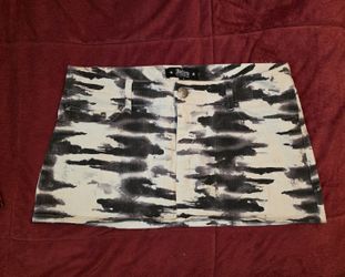 Black And White Mini Skirt