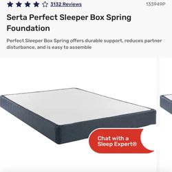 New Full Size Box Spring 