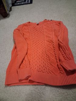 Coral sweater